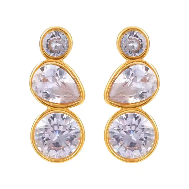 Crystal Drop Earrings