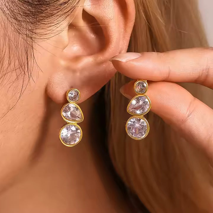 Crystal Drop Earrings